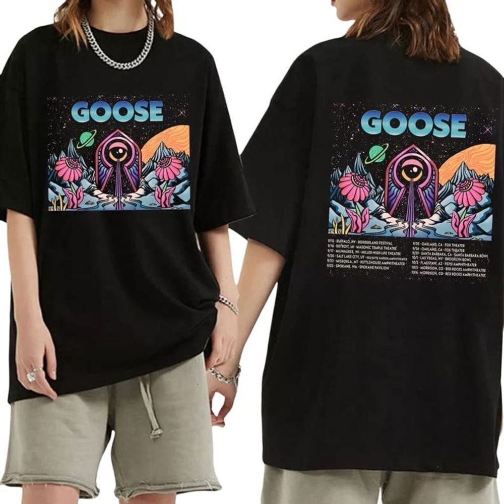 Goose Band Fall Tour Shirt Goose Band Fan Shirt 2 Sided Unisex Shirt